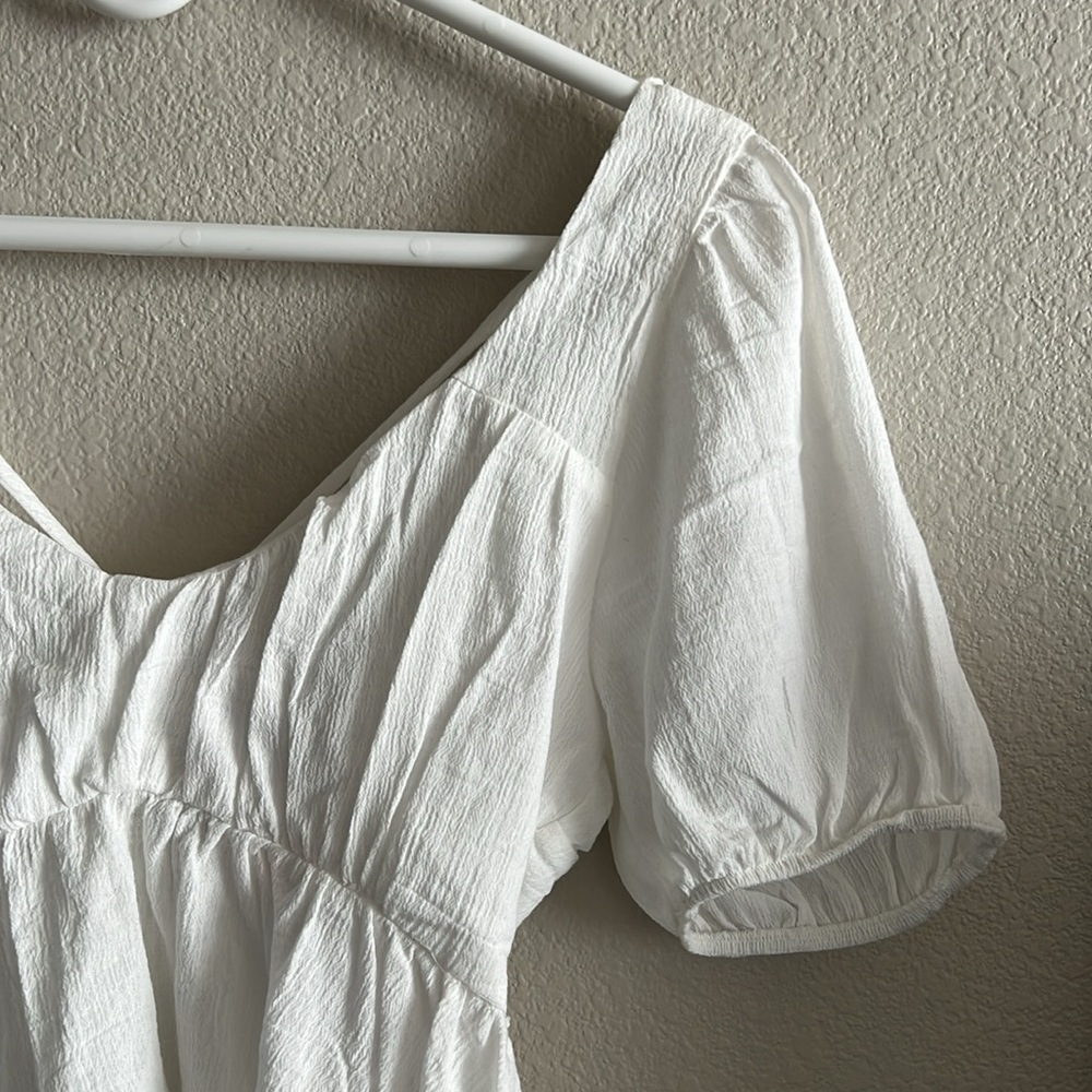 White babydoll top - Picture 2 of 7